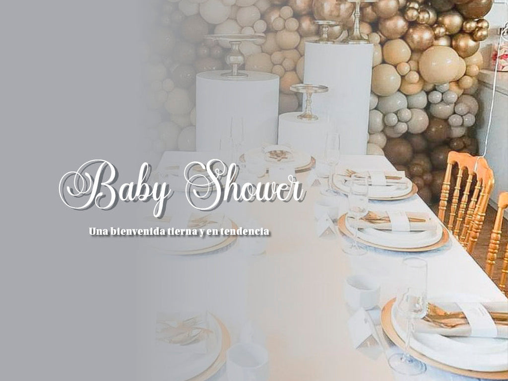 Baby Shower A tender and trendy welcome