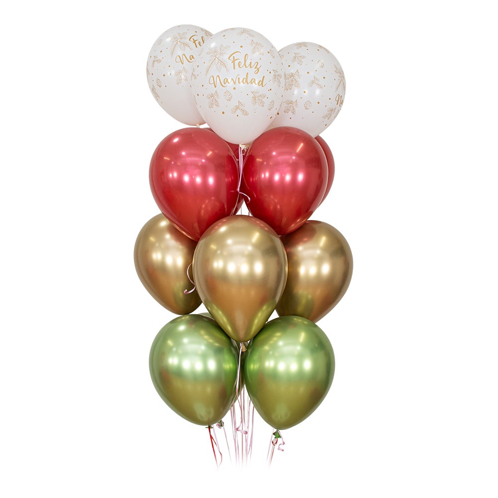 MERRY CHRISTMAS - RED CRYSTAL - GOLD - LIME GREEN