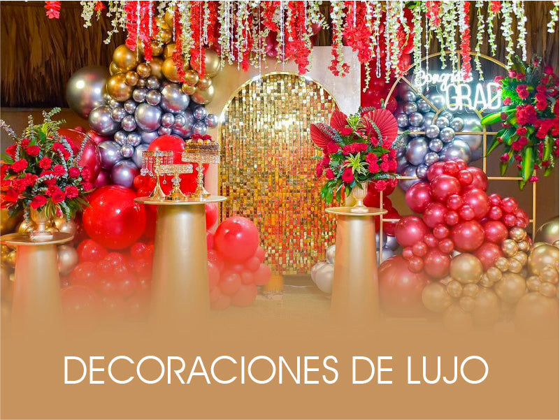 Decoraciones de lujo Ideales para cualquier ocasión especial