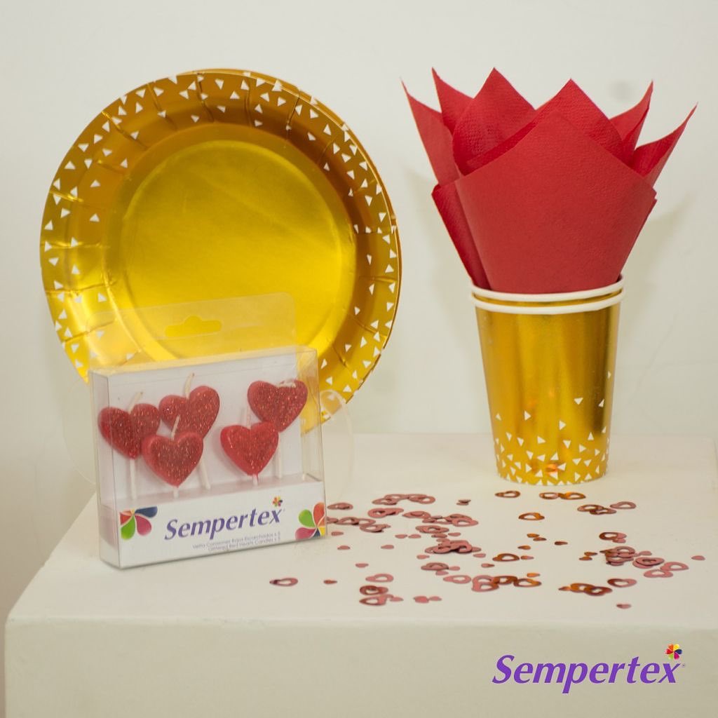Party Products Silver Red