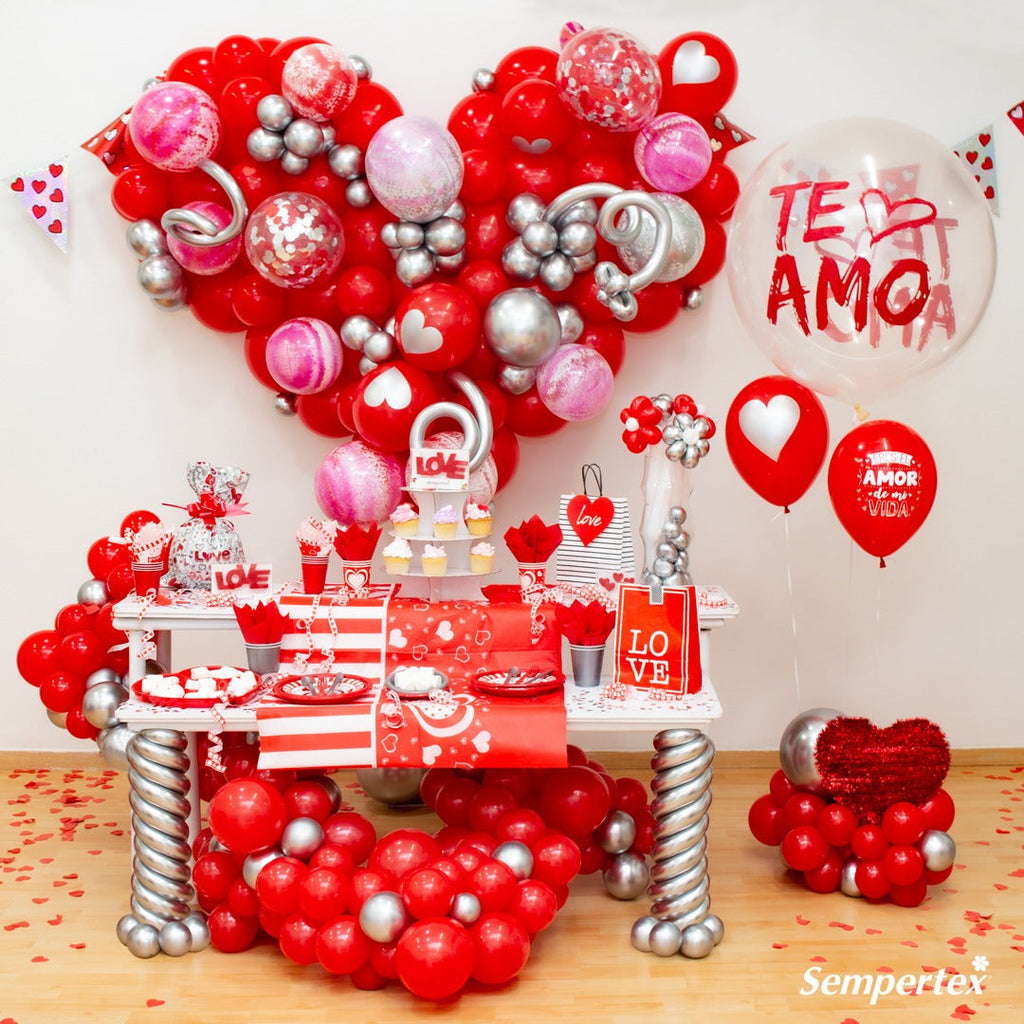 Polka hearts decoration
