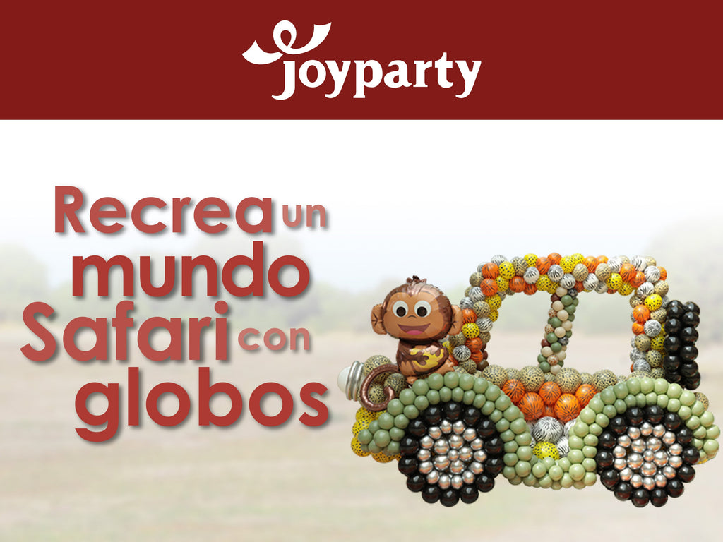 Joy Party recrea un mundo Safari con globos