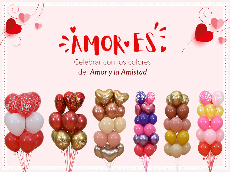 Love is Celebrating with the colors of Love and Friendship